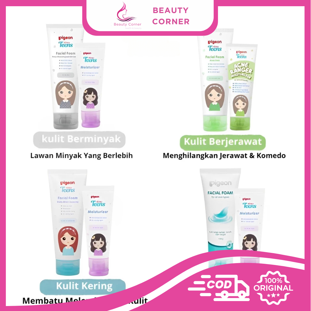 Pigeon Teens 1 Paket Basic Skincare Remaja