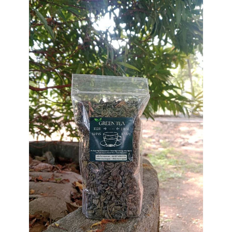 

TEH HIJAU_teh hijau khas Ngawi_kemasan 100gram