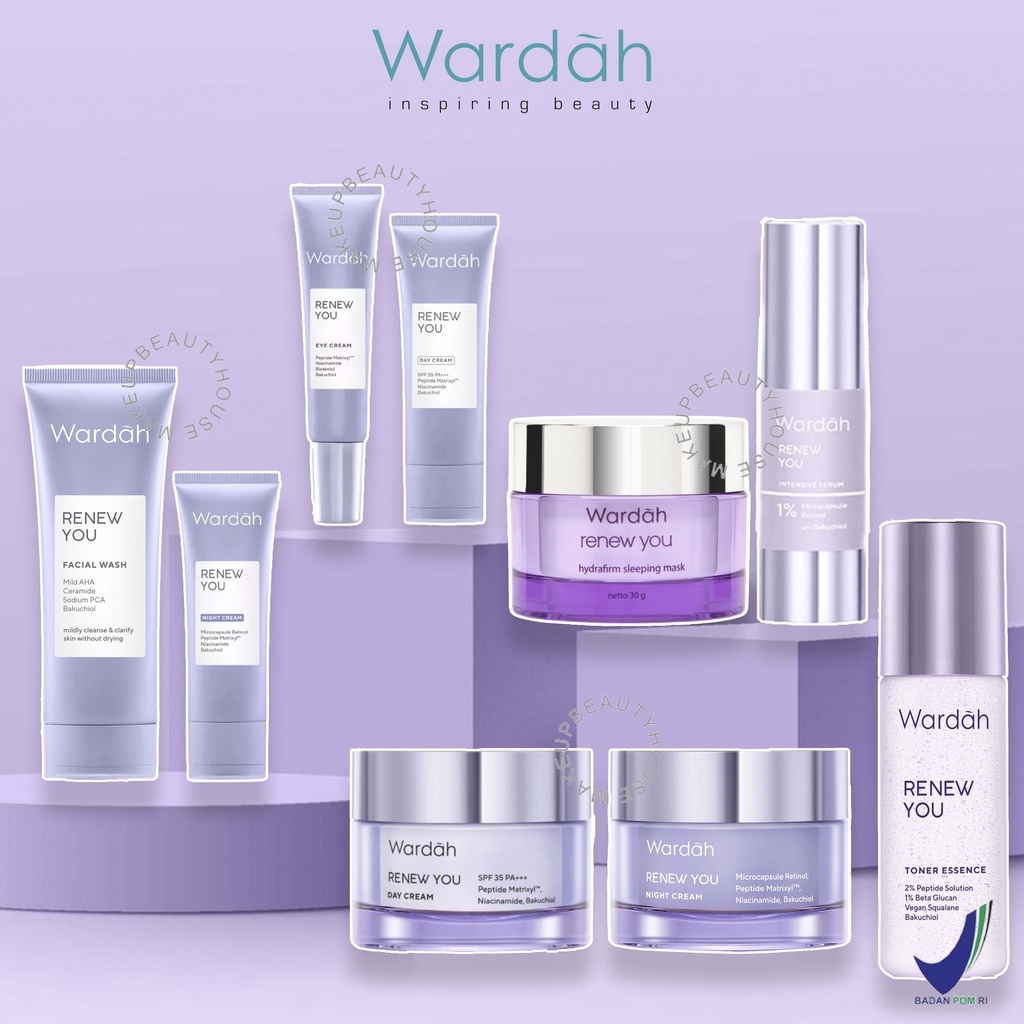 WARDAH RENEW YOU | WARDAH PAKET RENEW YOU SERIES / ANTI AGING