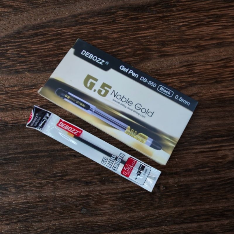 

PULPEN DEBOZZ GEL PEN/G.5/NOBLE GOLD/0,5mm