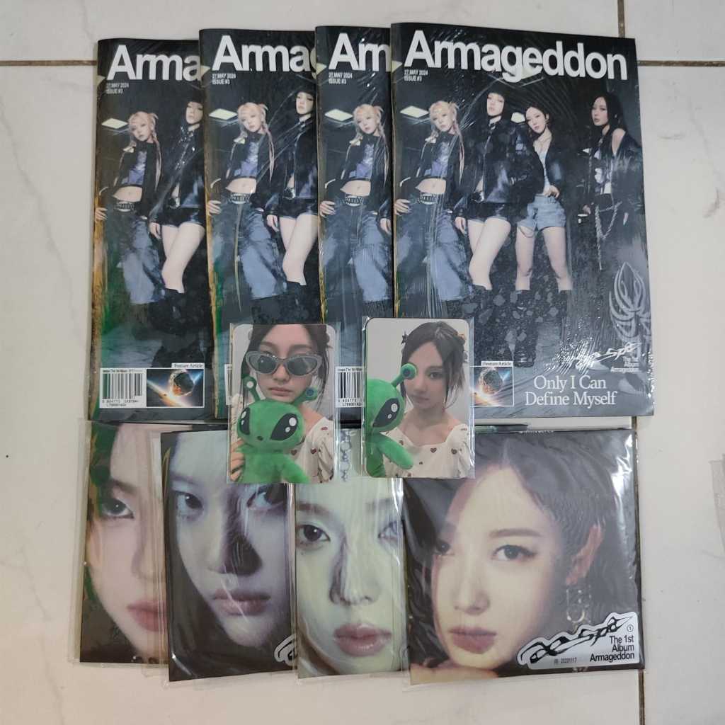 [READY] AESPA ARMAGEDDON POB COUNTDOWN LIVE YES24 ALBUM ZINE POSTER SEALED KARINA GISELLE WINTER NIN