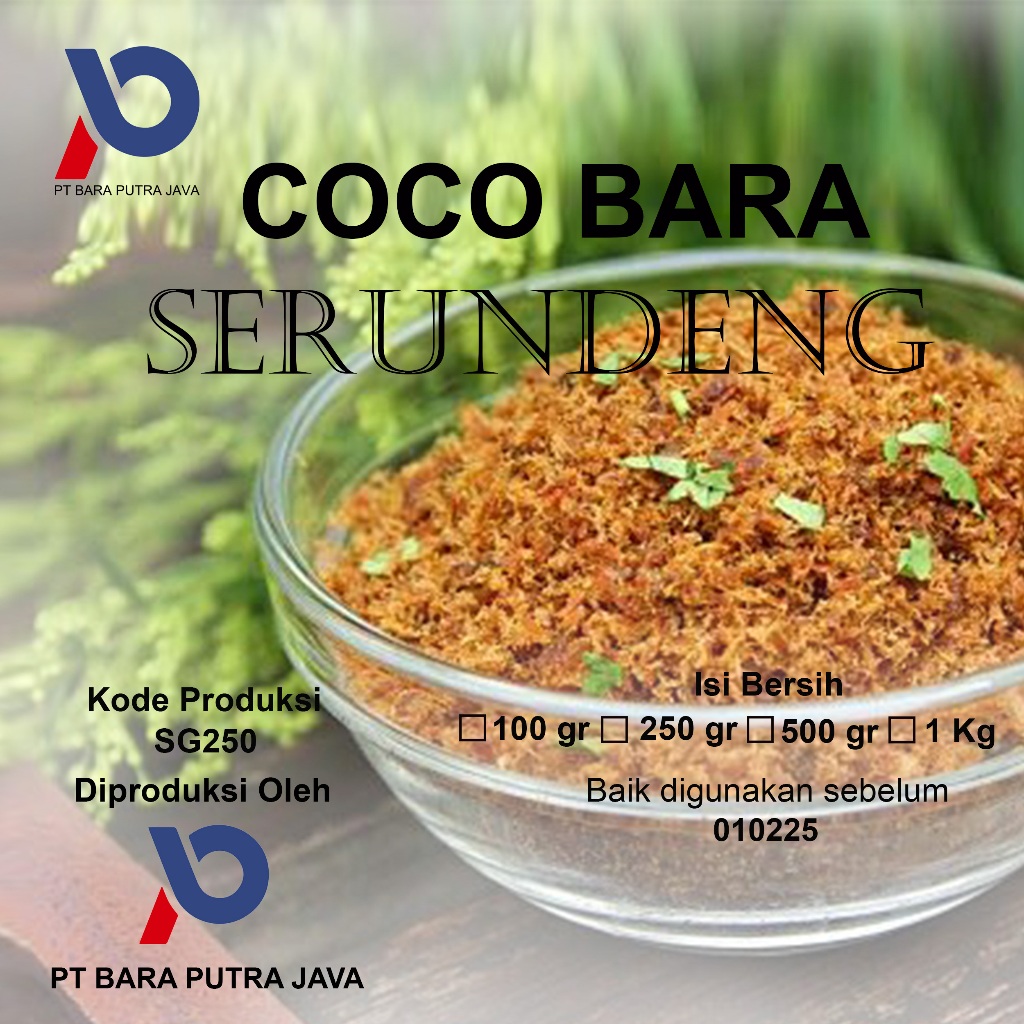 

Serundeng Kelapa Premium / Serundeng Kelapa Enak