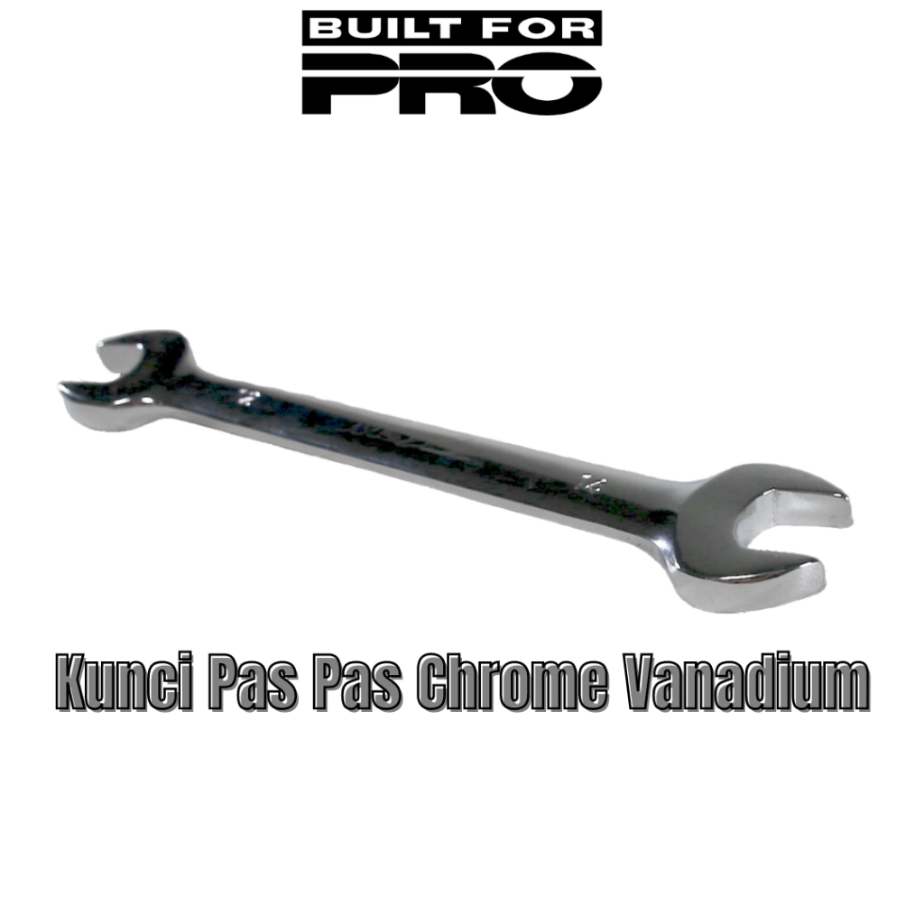 Kunci Pas Pas Satuan dan Set Chrome Vanadium Mirro Polishing