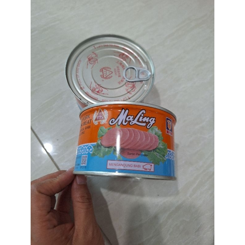 

Daging kaleng maling 397gr ma ling