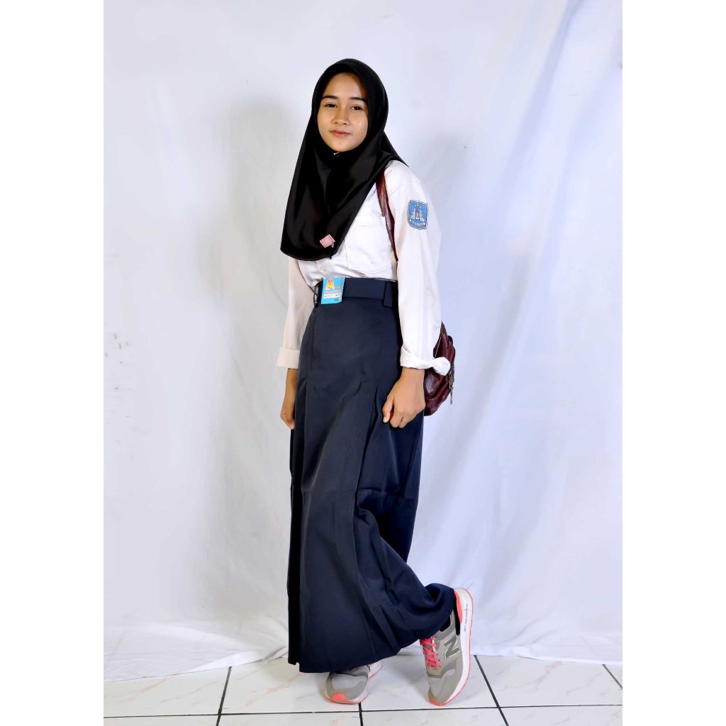 ROK SEKOLAH MODEL SPAN ROK BIRU SMP ROK SEKOLAH SPAN BIRU ROK SERAGAM SMP SPAN SERAGAM SMP   SPAN