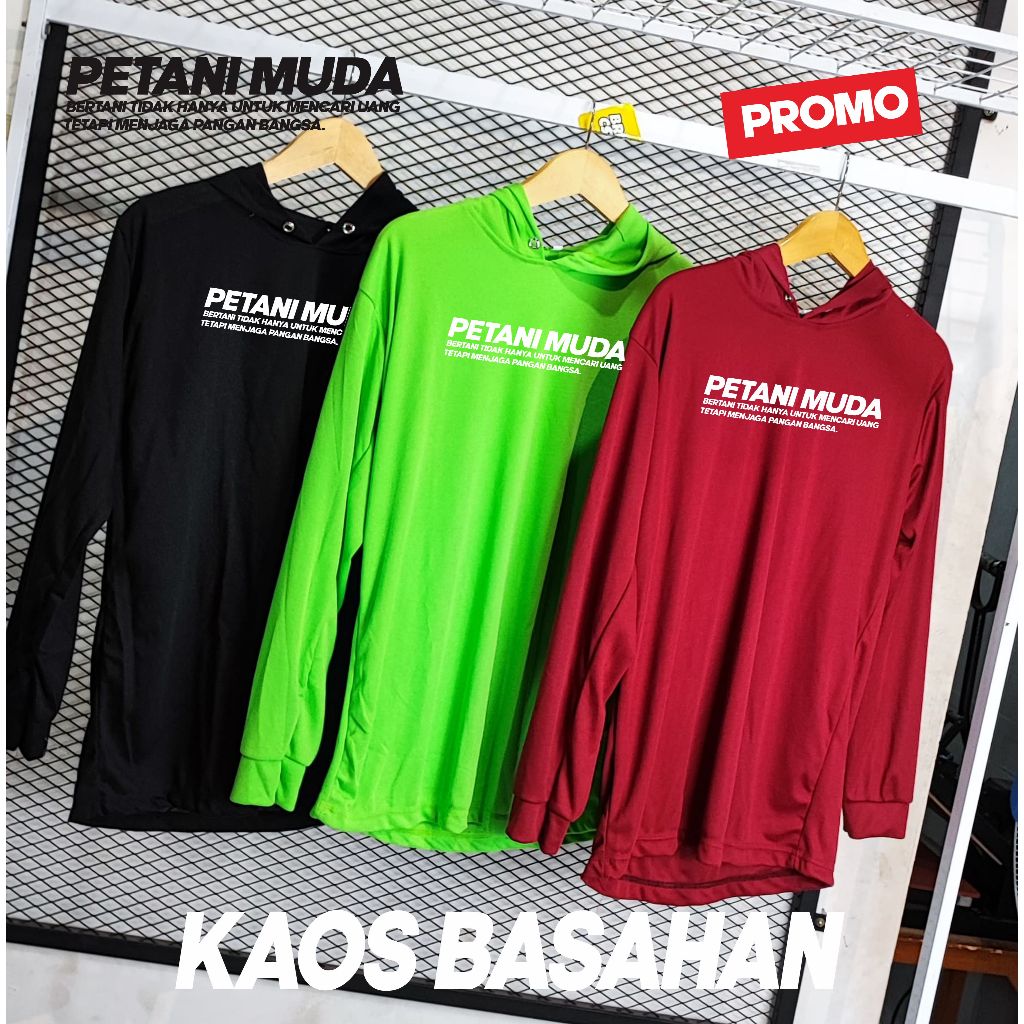 KAOS BASAHAN | PETANI MUDA KAOS HOBI NGARET PETANI MILENIAL PETANI MUDA PEJUANG RUPIAH REGULER ML XL