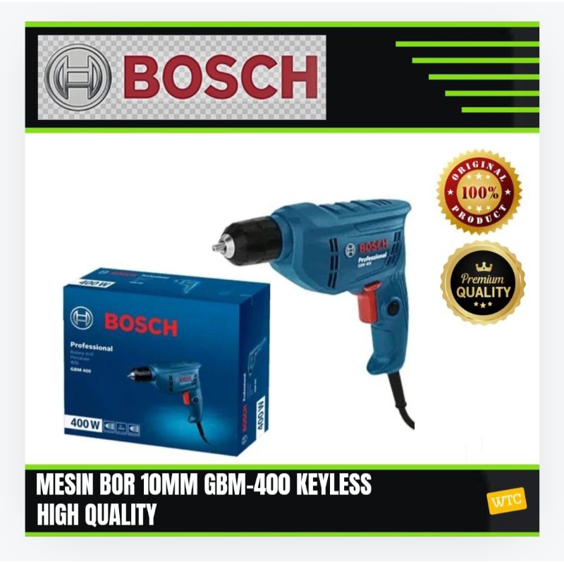 Bor Bosch Gbm 400 Mesin Bor Keyless Bosch Gbm 400 ORIGINAL