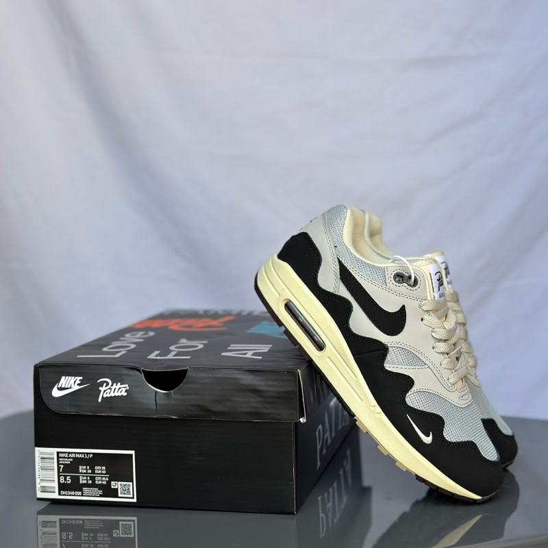 Nike Air Max 1 Patta Monarch Black Bnib