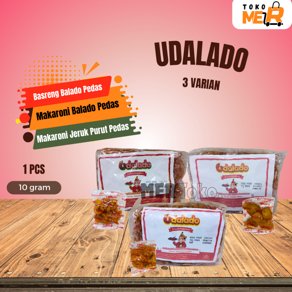 

Udalado Makaroni / Basreng 10 gr