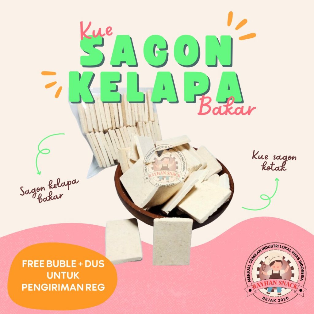 

Sagon Kelapa Bakar Sagon Padang 250gr