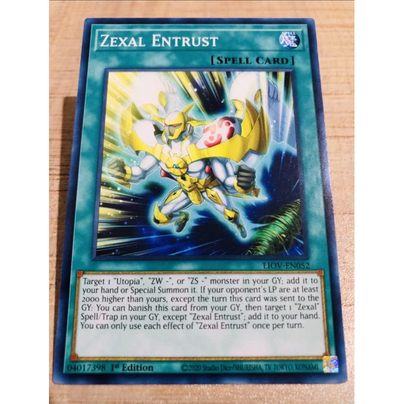 kartu yugioh original zexal entrust