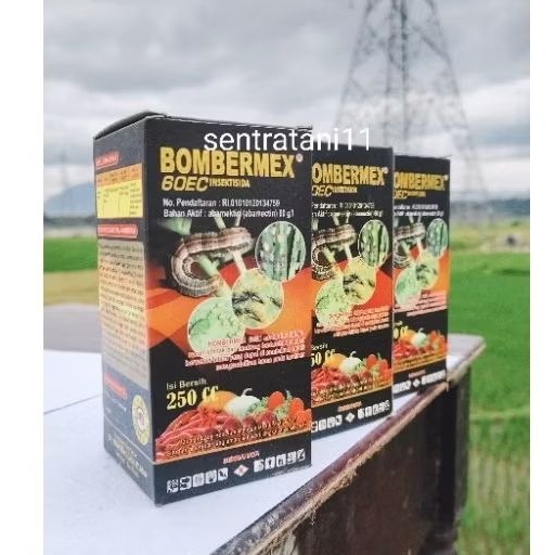INSEKTISIDA BOMBERMEX 60 EC 250 ML - ABAMEKTIN 60 %