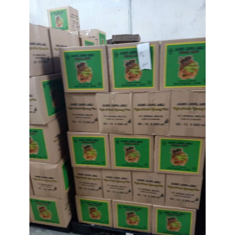

HEMAT ONGKIR 12 BOTOL JAMU RAJA MADU KLANCENG 600ml BOTOL PLASTIK