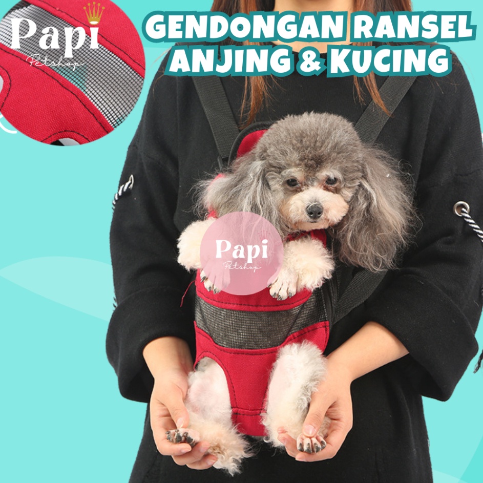 Murah Premium  Gendongan Kucing Depan Belakang Model Ransel Depan Belakang Gendongan Hewan Peliharaa