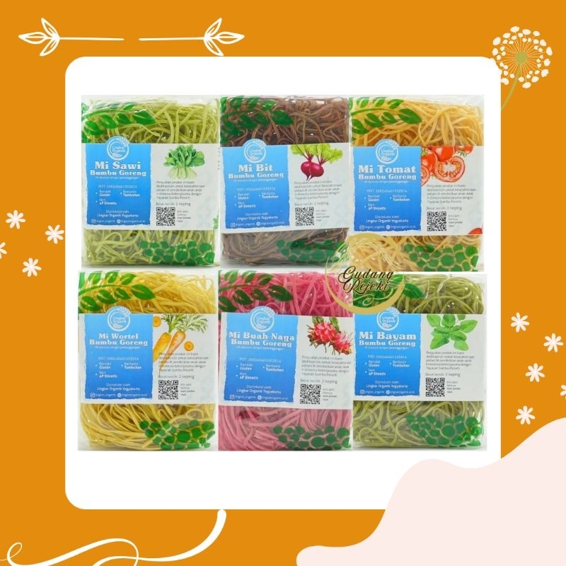 

MIE LINGKAR ORGANIK MIE RENDAH GLUTEN SNACK MPASI MIE SEHAT MIE SAYUR