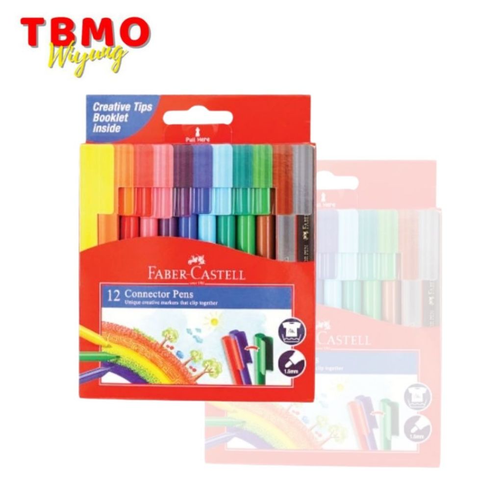 

Tbmo Connector Pen Set 12 Cardboard Local 155570L Faber-Castel / Spidol Warna
