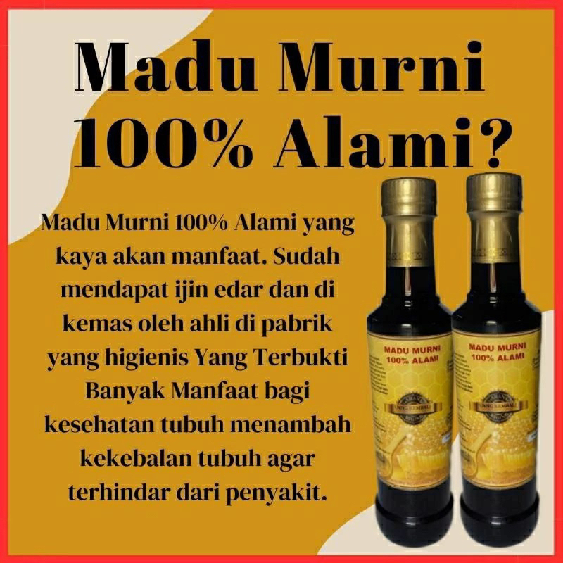 

MADU MURNI ALAMI 100% garansi