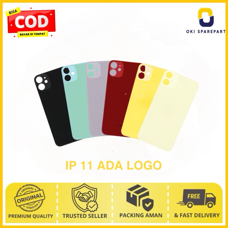 Backdoor Iphone 11 Backglass Kaca Belakang 11 Original Quality