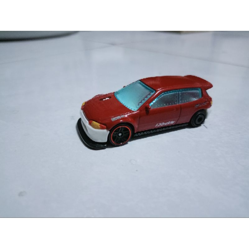Diecast Hotwheels Custom Honda civic custom repaint ban plastik
