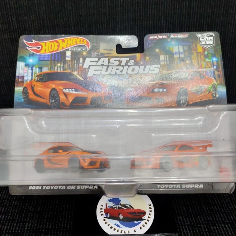 HOT WHEELS TWO PACK 2021 SUPRA GR TOYOTA SUPRA FAST FURIOUS