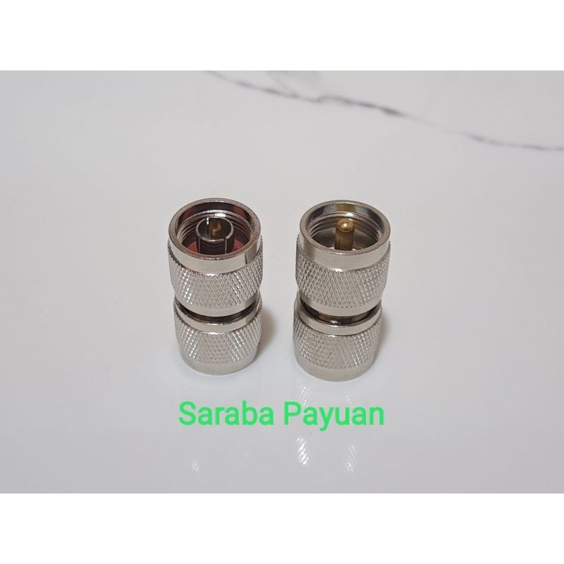 Konektor Sambung N male to PL male Konektor i sambungan PL male to N male