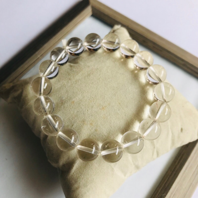 Gelang Bracelet Gemstone Batu Clear Quartz