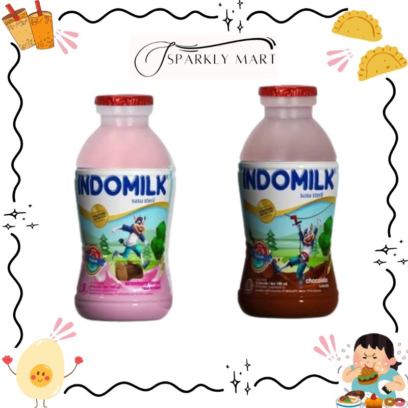 

INDOMILK SUSU CAIR CHOCOLATE STRAWBERRY BOTOL 190ML