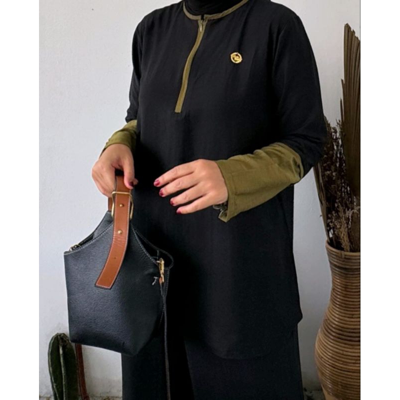 GAMIS WANITA SET CELANA ALANA(FZ)