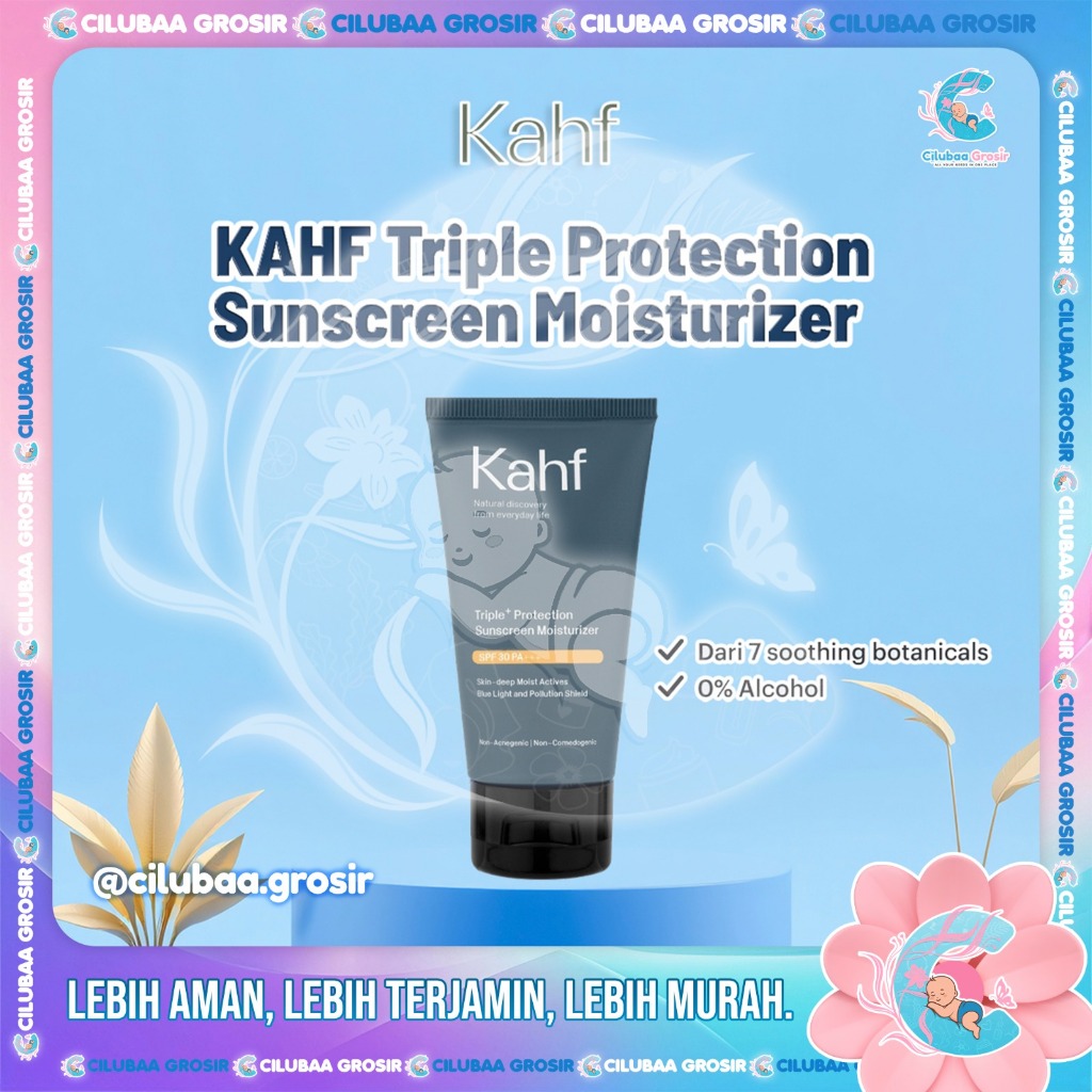 KAHF Triple Protection Sunscreen Moisturizer SPF 30 PA+++  30ML