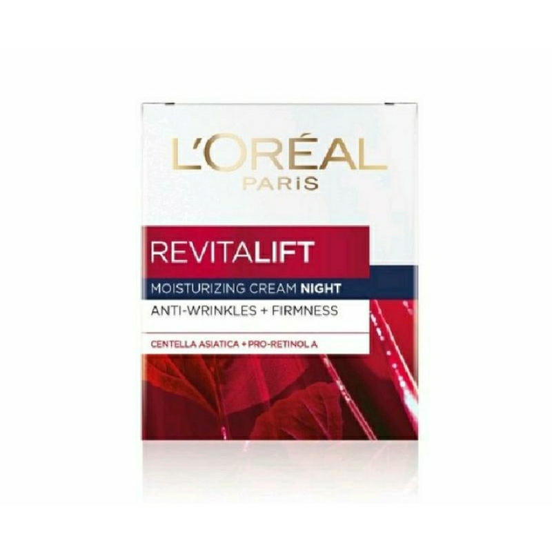 TERMURAH LOREAL REVITALIFT ANTI AGING NIGHT CREAM 50G, REVITALIFT NIGHT CREAM 50G, L'OREAL REVITALIF