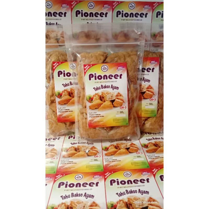 

Tahu Bakso Ayam Pioneer paket 3 pack Oleh-oleh Asli Sukoharjo/Tahu Bakso Ayam Premium/Tahu bakso Solo