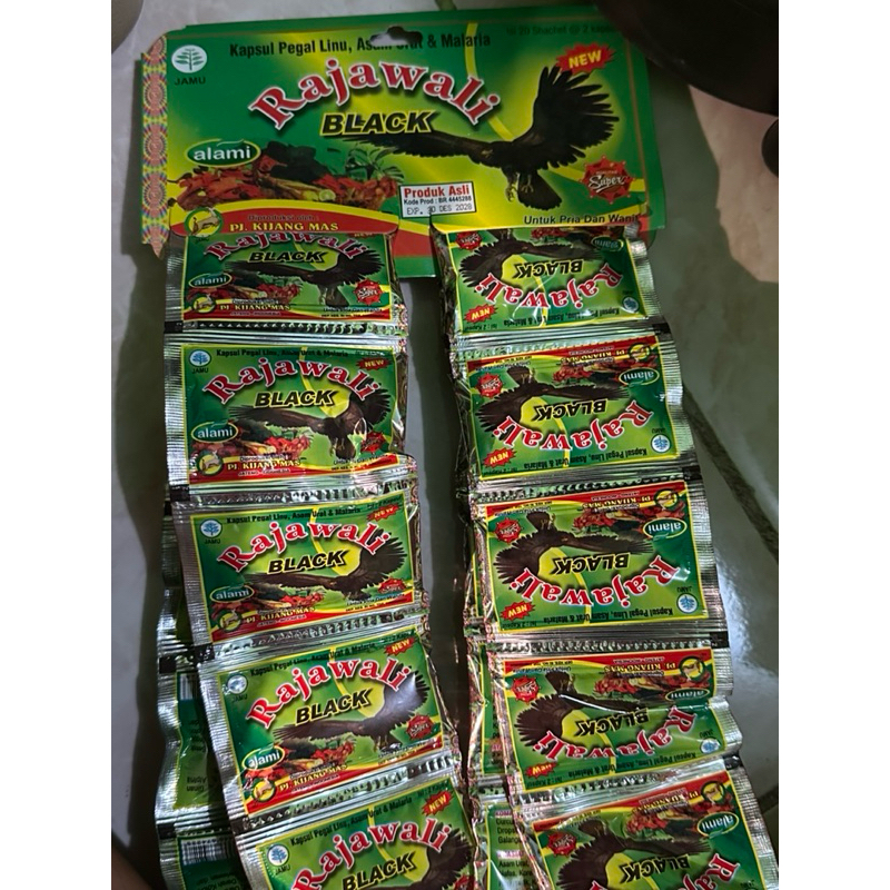 RAJAWALI BLACK ORIGINAL KAPSUL