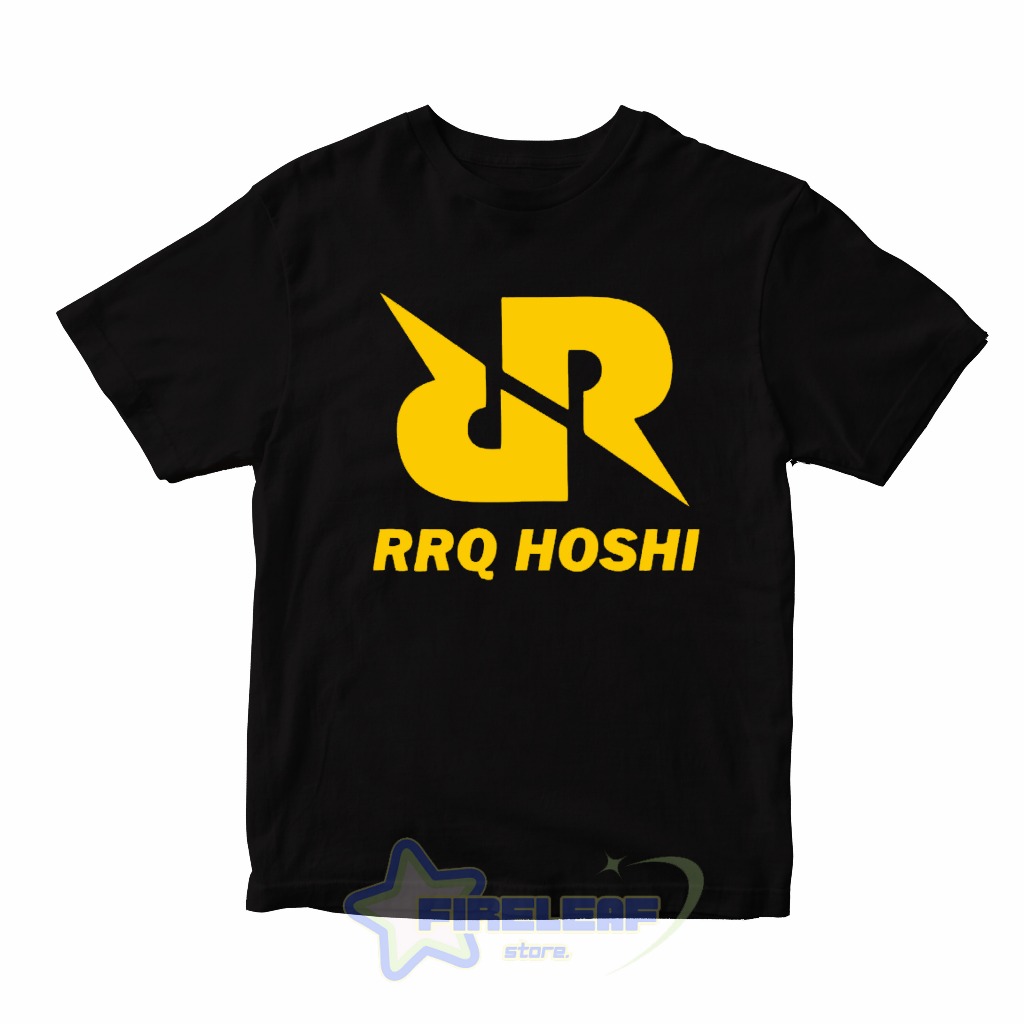 BAJU KAOS ANAK ATASAN RRQ HOSHI MLBB ESPORT BAHAN 100% COTTON