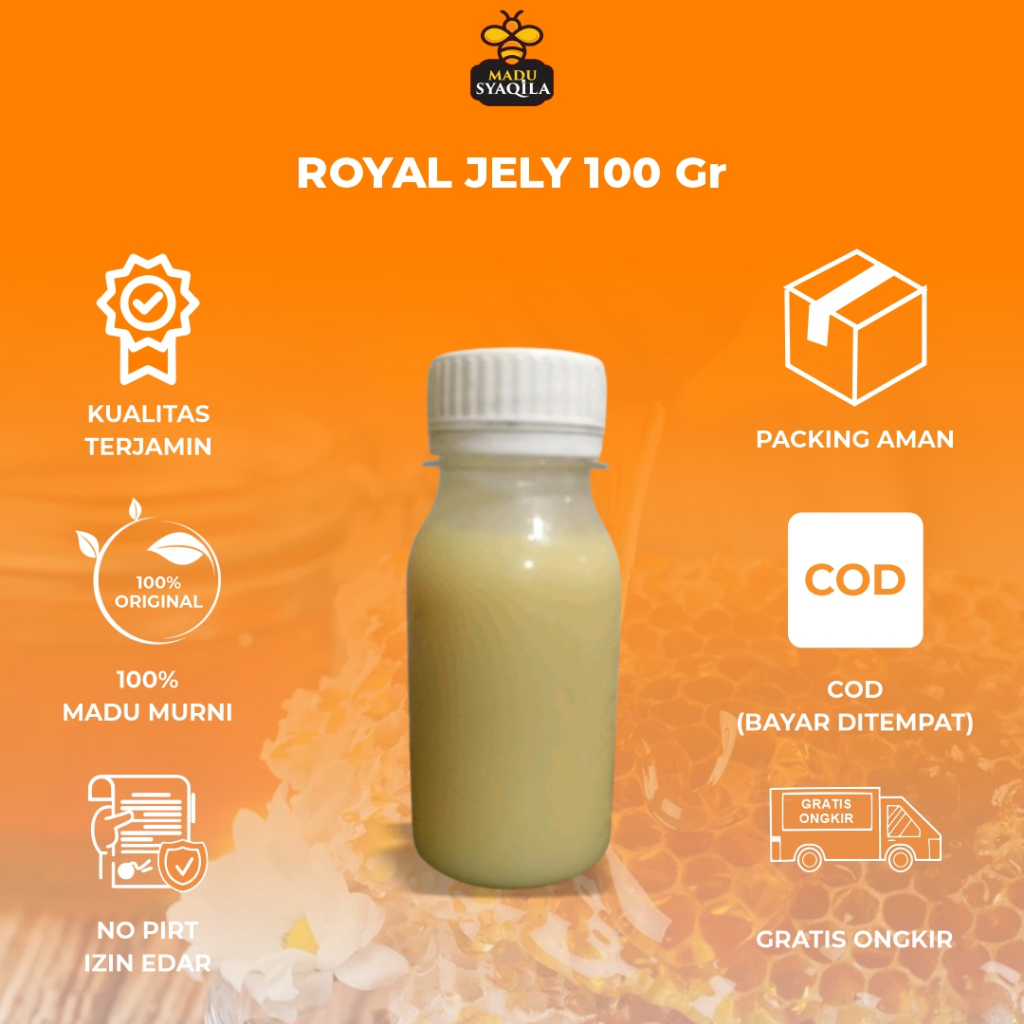 

Madu Syaqila Roya| Jely 100 gram |Raw Honey | Madu Mentah