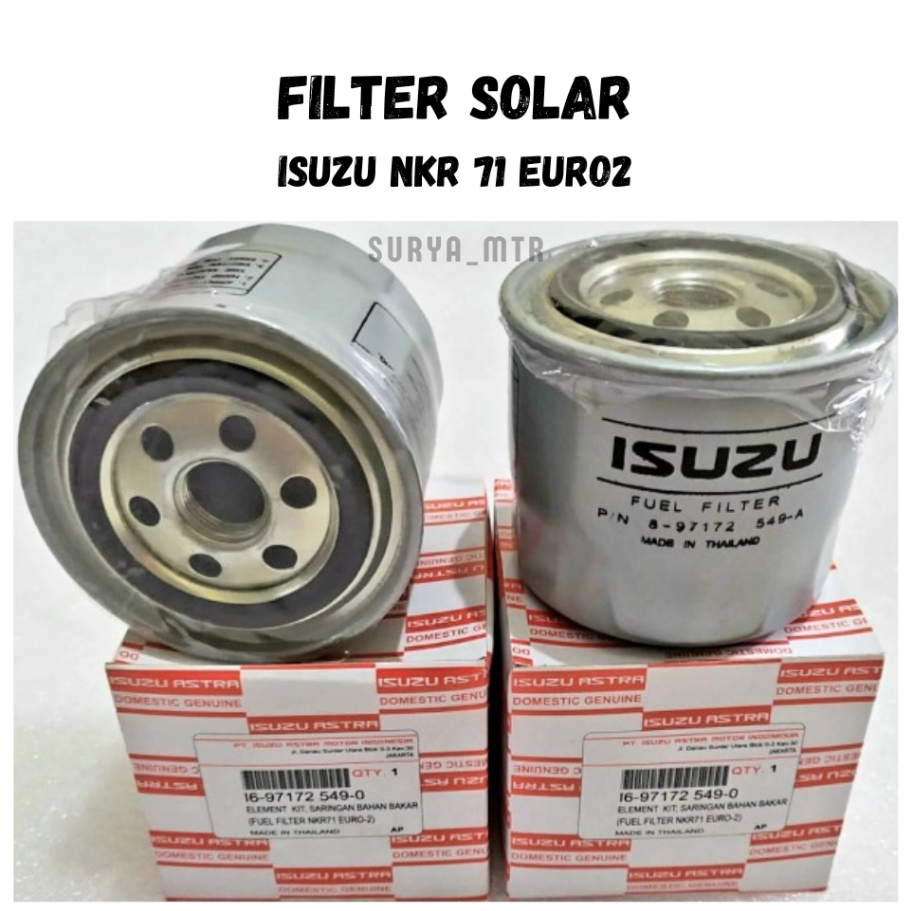 FILTER SOLAR ISUZU NKR 71 EURO2 ASLI