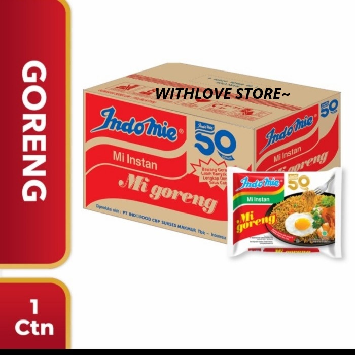 

INDOMIE GORENG SPECIAL 85GR 1KARTON ISI 4OPCS