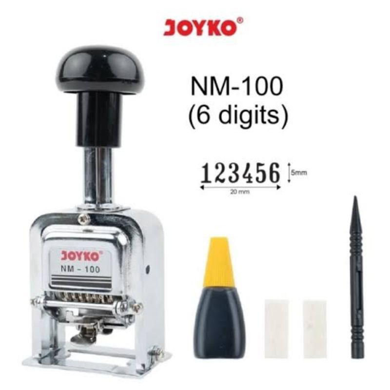 

JOYKO AUTOMATIC NUMBERING MACHINE STEMPEL ANGKA MAJU OTOMATIS
