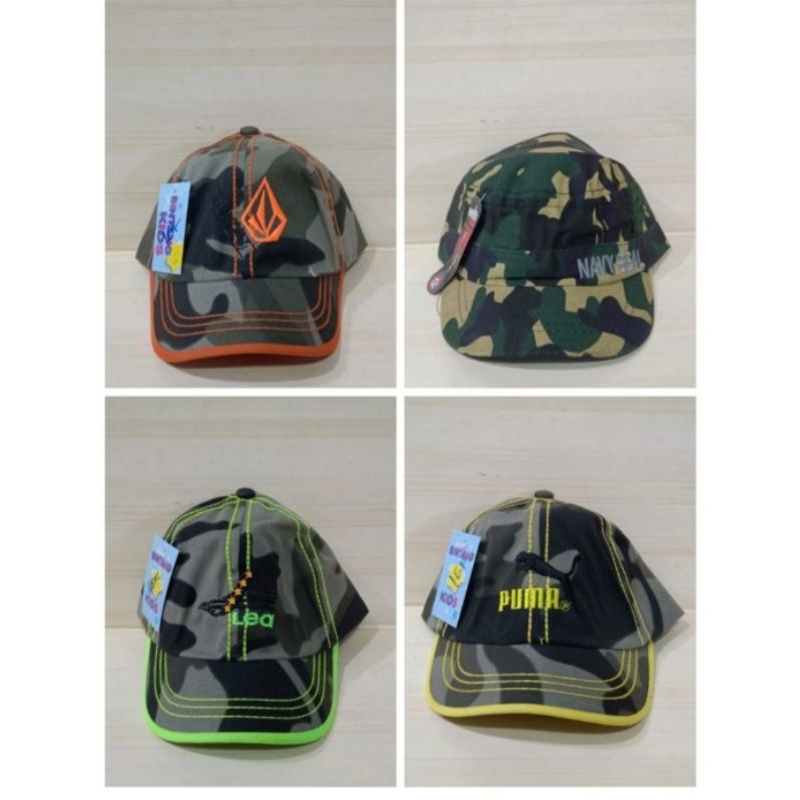 TOPI LEA MOTIF ANAK TOPI ANAK LORENG (PM)