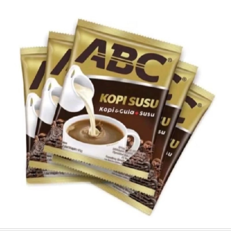 

Kopi ABC Susu 1 Renceng isi 10 Sacheet