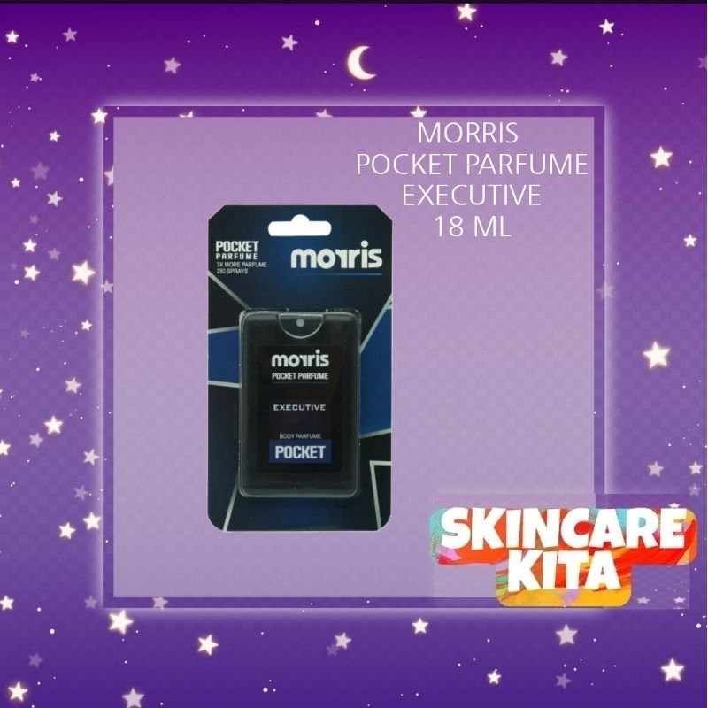 Morris Pocket Parfume Executive Body Parfum Pria Maskulin 18 ML
