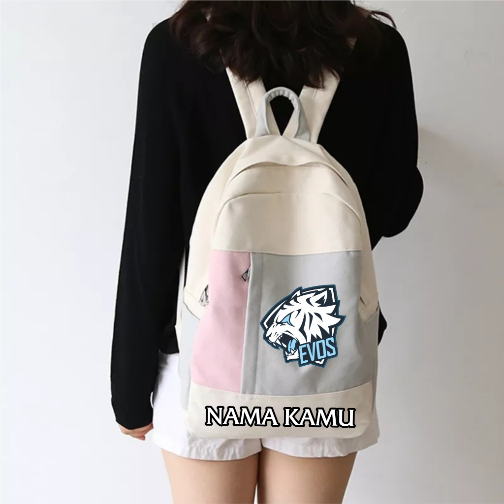 Tas Ransel Sekolah Anak EVOS Gaming Laki Laki Pria Wanita Perempuan Keren