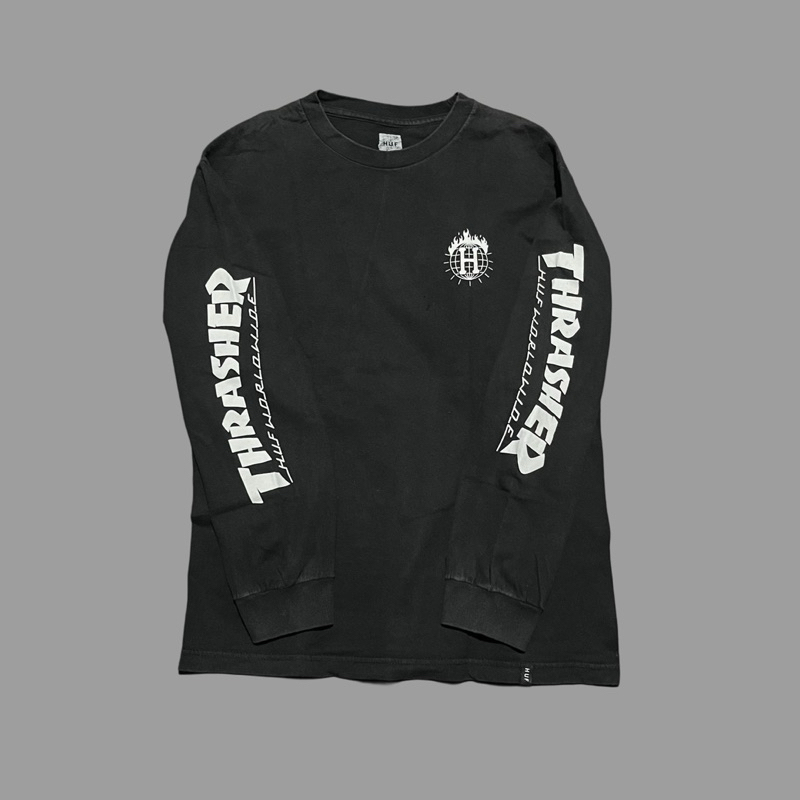 HUF EX THRASHER LONG SLEEVE PRELOVED