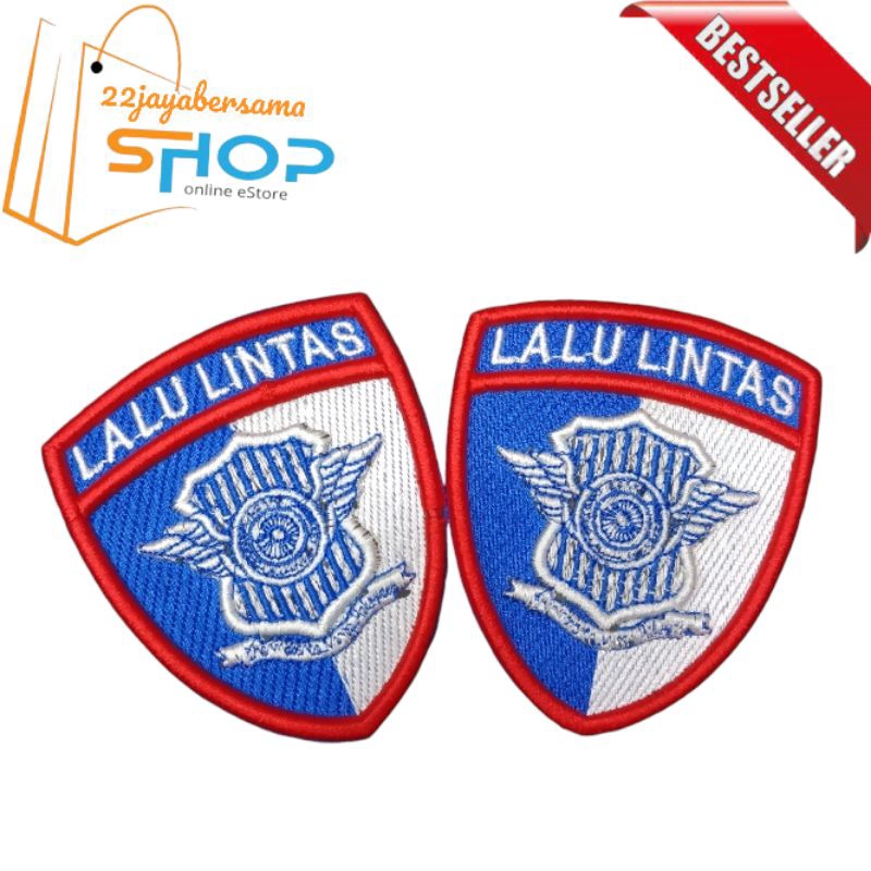 Atribut Lantas/logo Polantas Lalu Lintas/Lantas | Bordiran Lantas Terbaru bordiran Timbul 3D