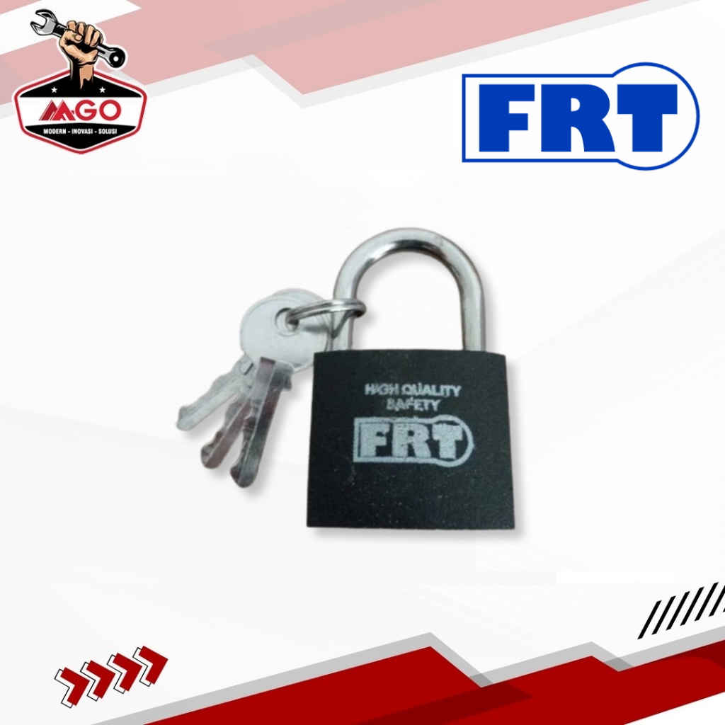 Gembok Hitam FRT (40 MM / 50 MM)