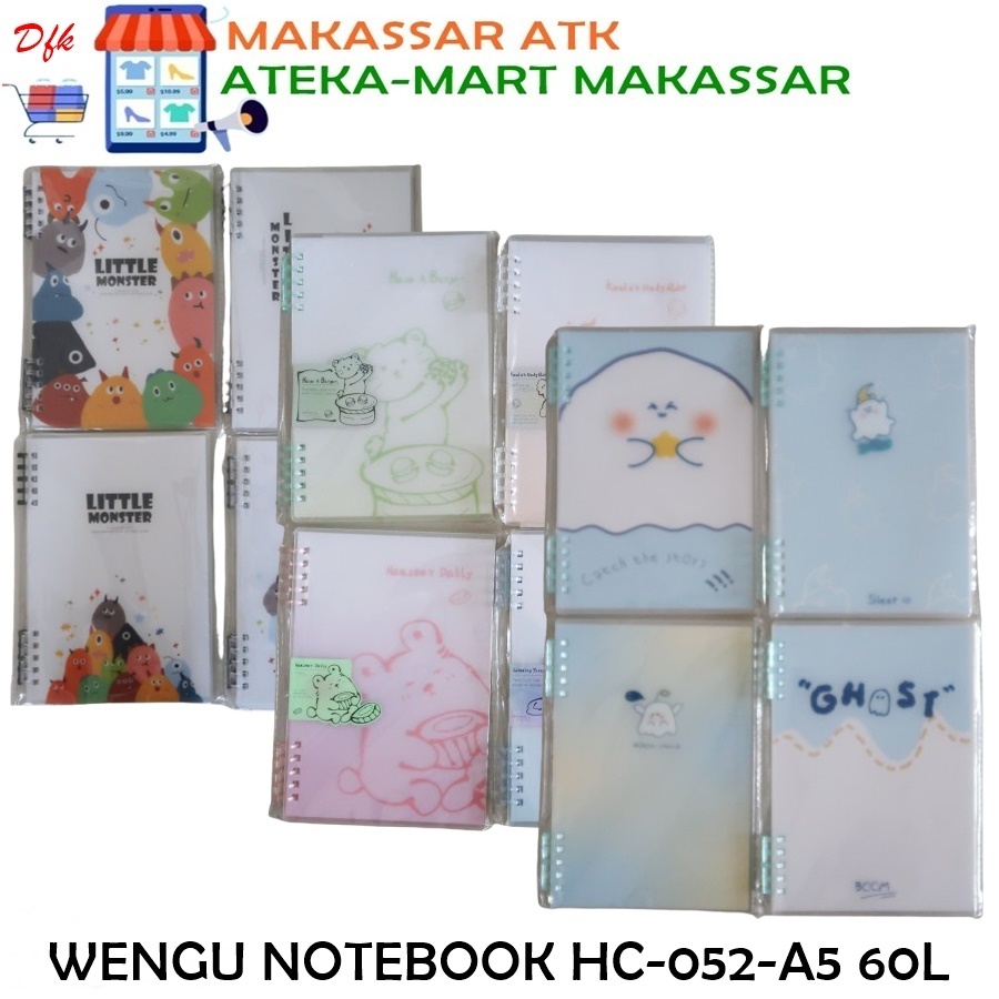 

[1PCS] WENGU BINDER NOTE A5 10 RING BUKU CATATAN
