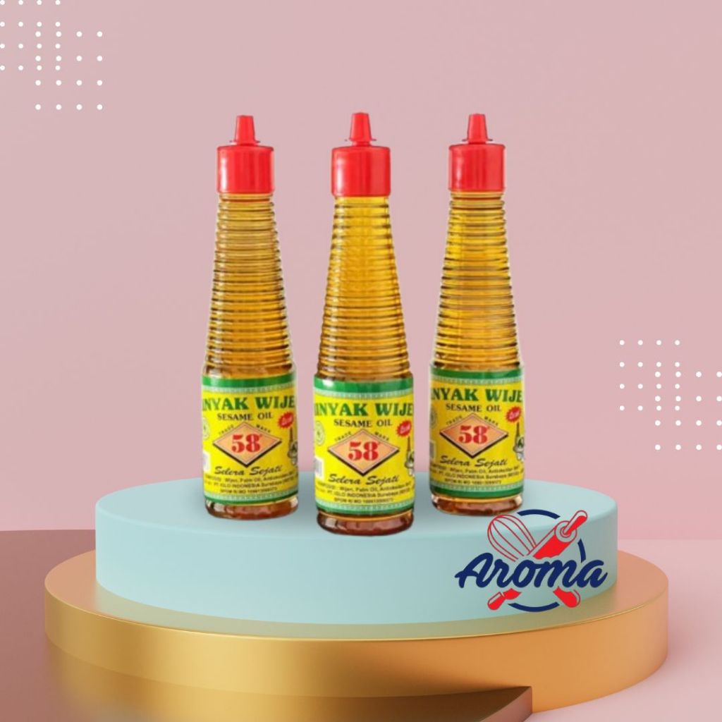 

Minyak Wijen 58 All Size | 135 ml | 275 ml | 600 ml