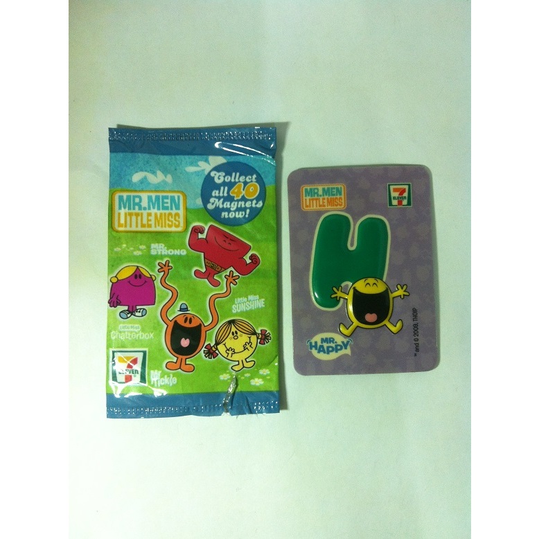 THOIP. Mr. Men Little Miss Magnets - H. Happy by 7-Eleven 2009