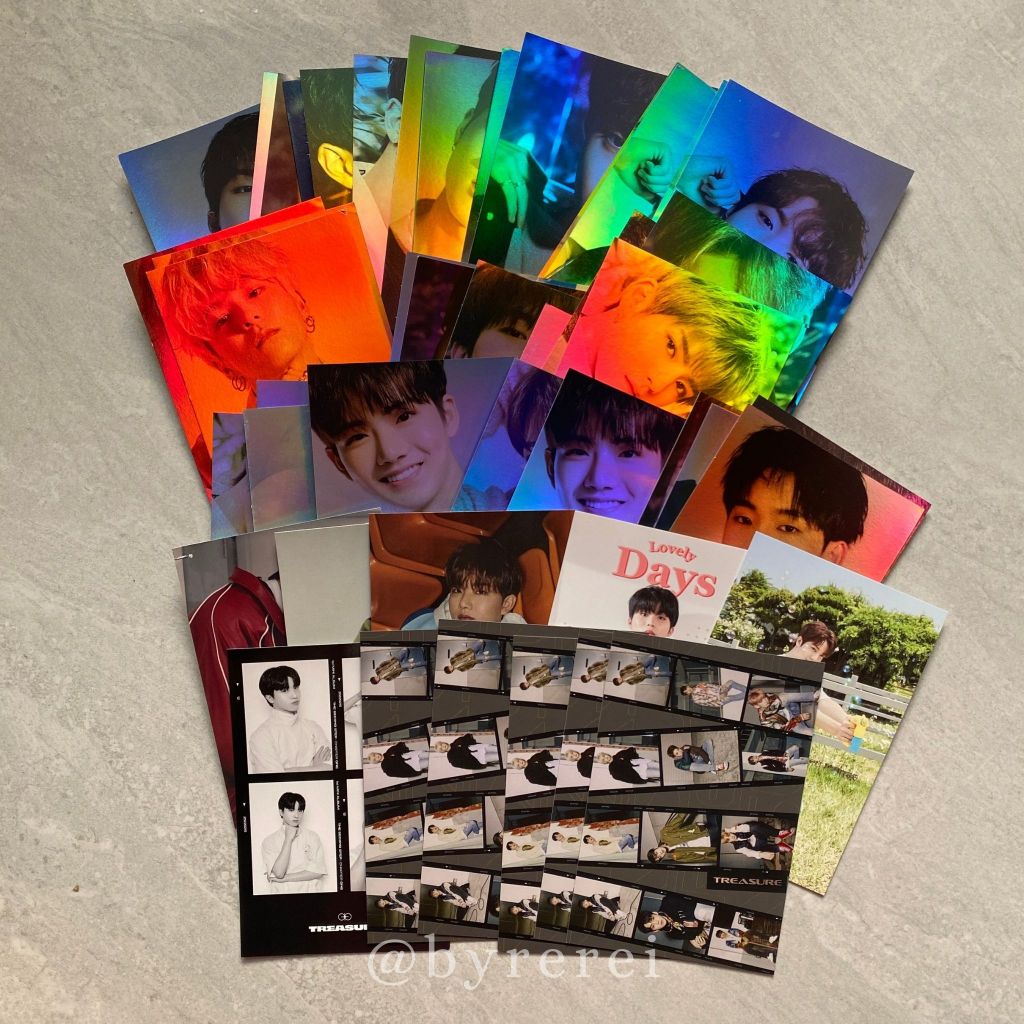 Treasure Postcard Official Set The First Step TFS Chapter 1 2 3 manyo  white black ygs 4 cuts