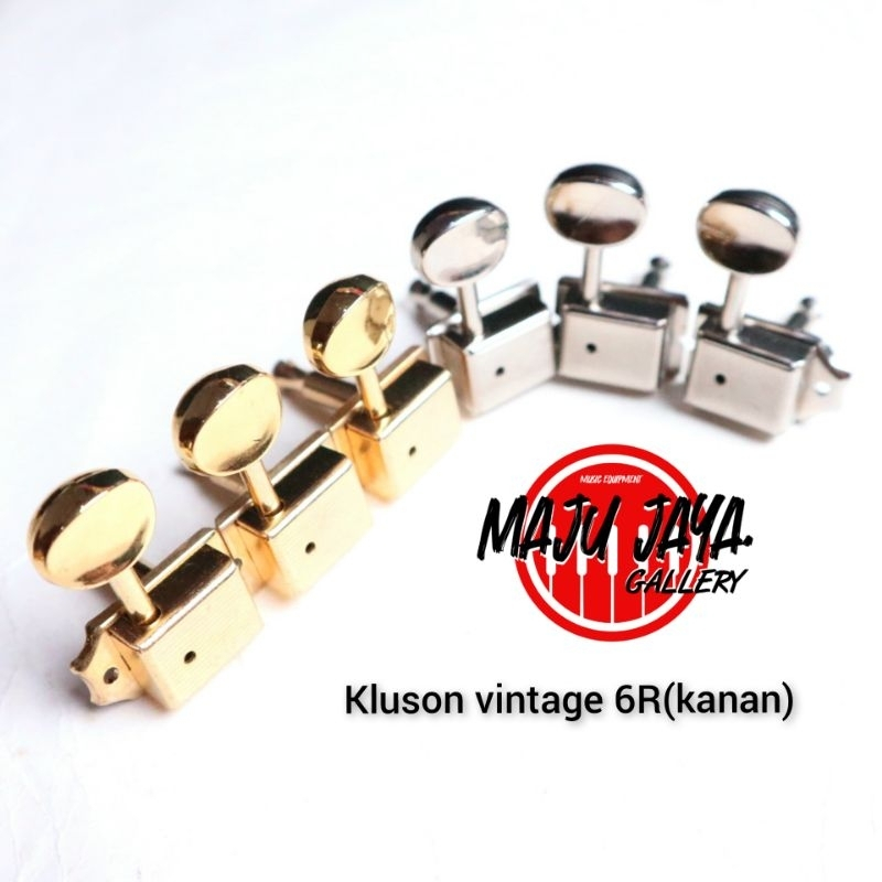Dryer puteran vintage kluson 6R senar gitar elektrik