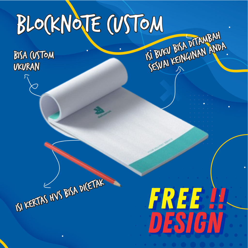 

Cetak Notes Custom Cetak isi 10 lembar tanpa cover B&W
